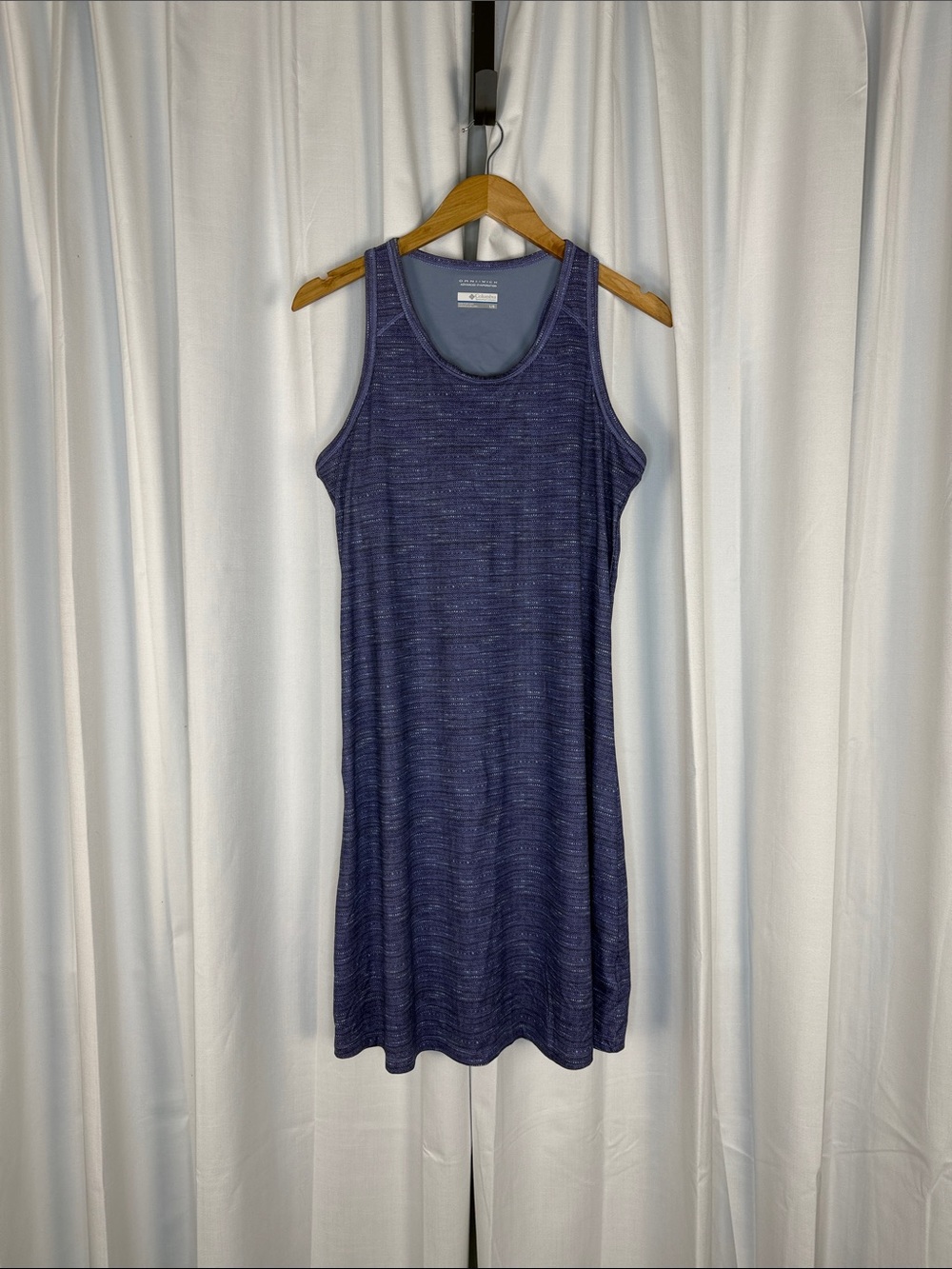 Athletic Sleeveless Knit Dress - Purple